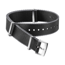 NATO strap - Polyamide, black grey bordered - 031ZSZ002044w