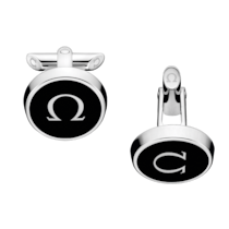 Omegamania Cufflinks, stainless steel - C91STA0206105