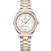 Seamaster Aqua Terra 150M 30&nbsp;mm, steel - Moonshine&trade; gold on steel - Moonshine&trade; gold - 22025302055001