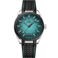 Seamaster 41 mm, steel on rubber strap - 22032412103001