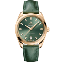 Seamaster Aqua Terra Shades 38&nbsp;mm, Moonshine&trade; gold on leather - 22053382010001