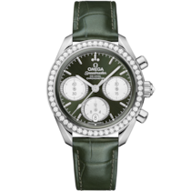 Speedmaster 38 38&nbsp;mm, steel on alligator - 32418385060001